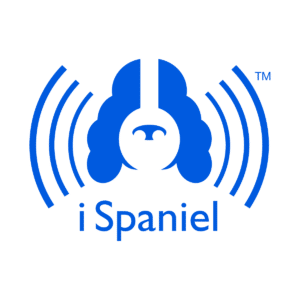 iSpaniel logo in blue