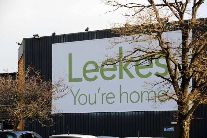 Outside of Leekes warehouse